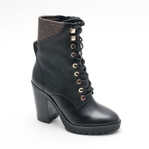 Čižmy - MICHAEL KORS BASTIAN LACE UP čierne