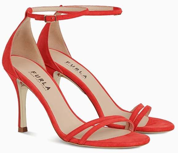 Sandále - FURLA CODE SANDAL T.90 červené