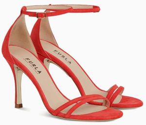 Sandále - FURLA CODE SANDAL T.90 červené
