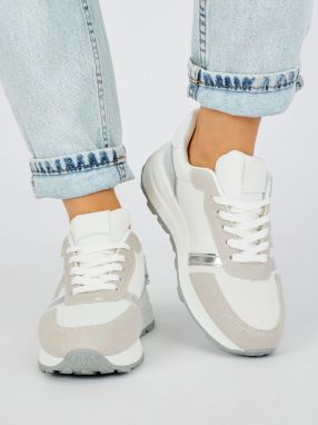 Shelvt Women's White Trainers