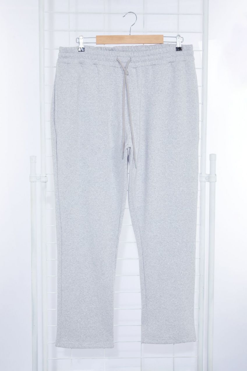 Trendyol Grey Regular/Normal Cut Plus Size Sweatpants