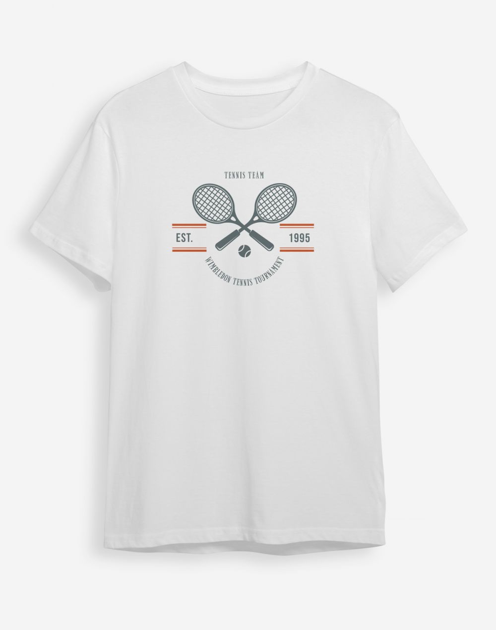 Trendyol White Tennis Themed Regular/Normal Cut T-shirt