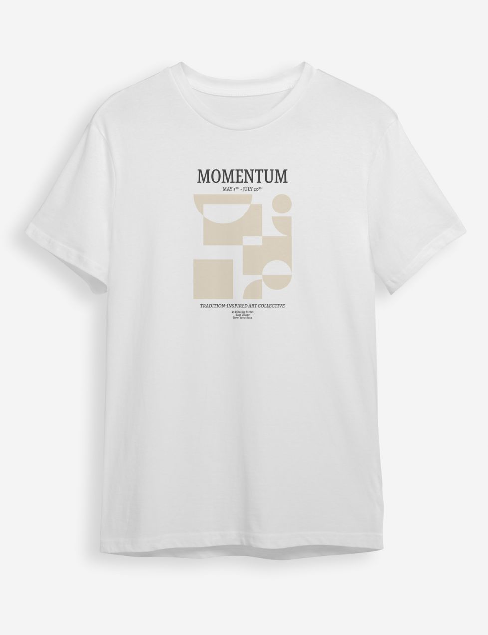 Trendyol White Text Printed Regular Cut T-shirt