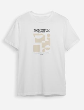 Trendyol White Text Printed Regular Cut T-shirt