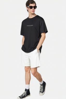 Trendyol Black Text Printed Regular Cut T-shirt