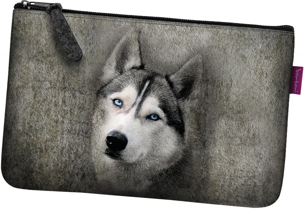 Bertoni Unisex's Pocket Cosmetic Bag Husky