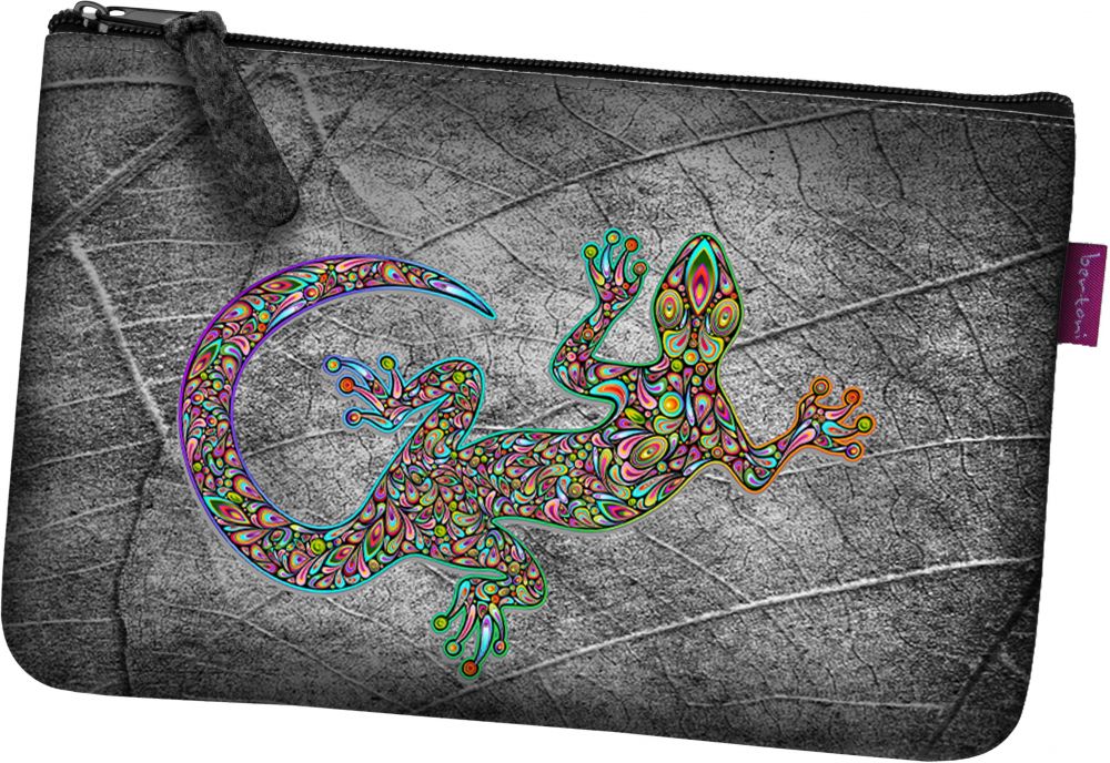 Bertoni Unisex's Pocket Cosmetic Bag Lizard
