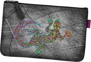 Bertoni Unisex's Pocket Cosmetic Bag Lizard