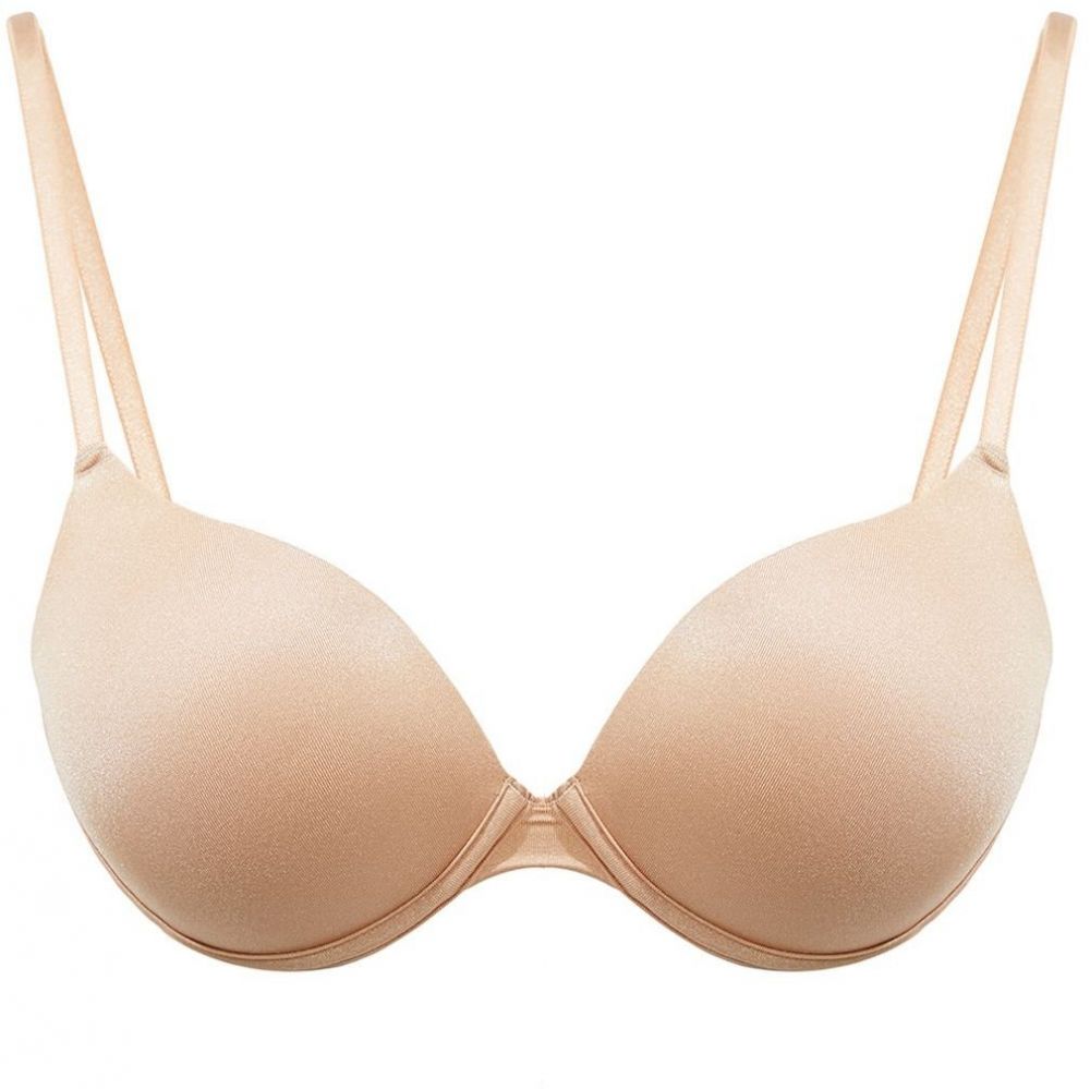 Trendyol Dark Skin Polyamide Thread Strap Covered T-Shirt Bra Knitted Bra