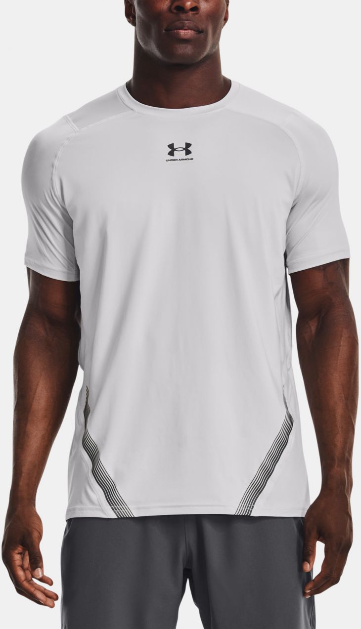 Under Armour T-shirt UA HG Armour Nov Fitted SS-GRY - Men's