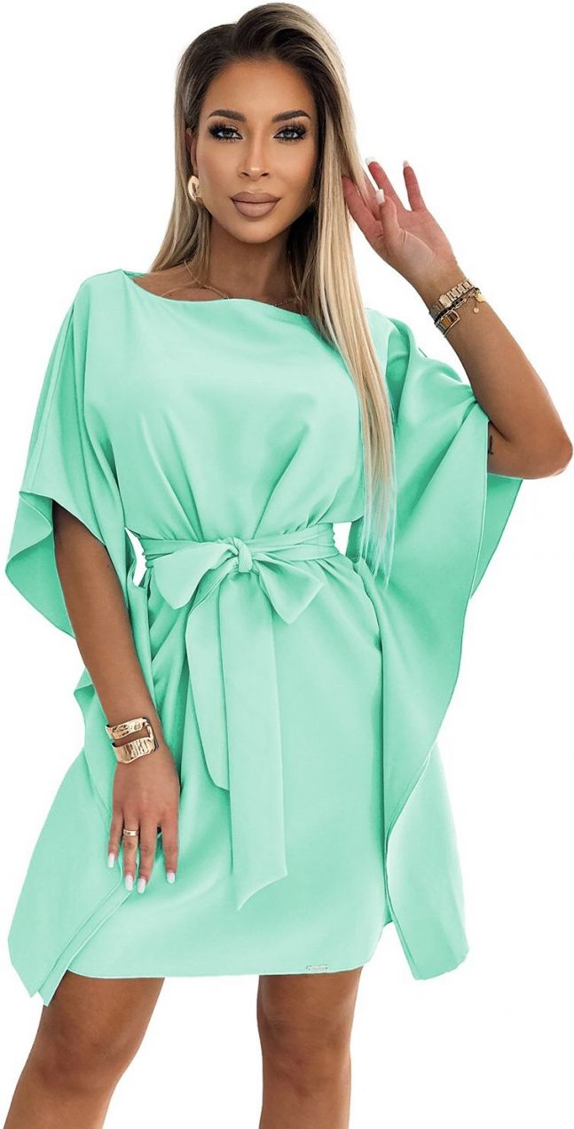 Women's dress with a tie at the waist Numoco