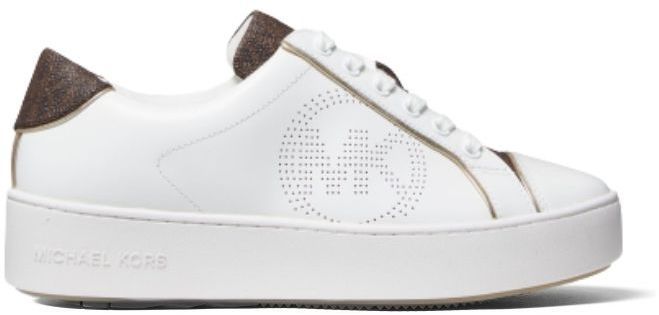 Tenisky - MICHAEL KORS KIRBY LACE UP biele