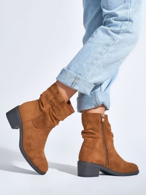 Shelvt Brown women's cowboy boots