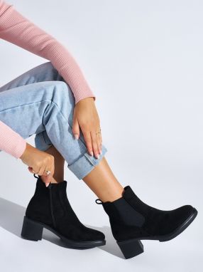 Shelvt Black classic ankle boots