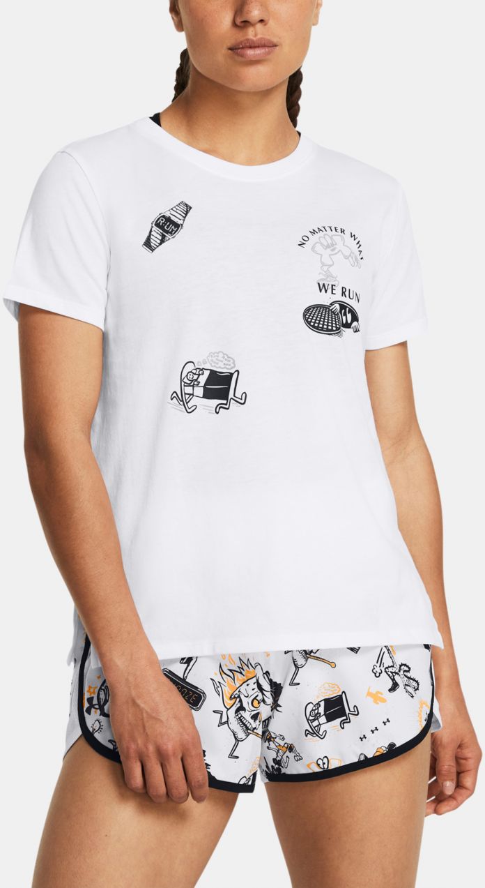 Under Armour T-Shirt UA We Run SS-WHT - Women