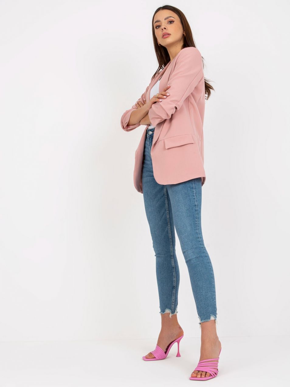 Light pink elegant jacket from Adéla's suit