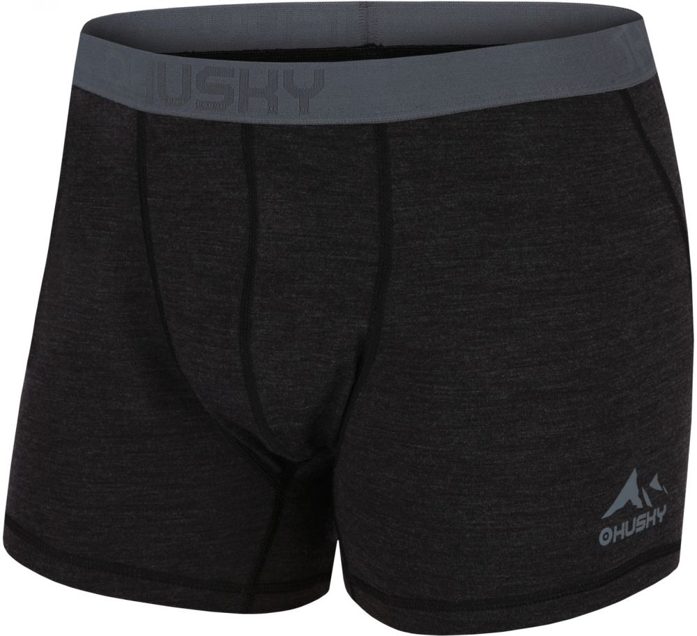 Merino thermal underwear Boxers HUSKY Mex M black