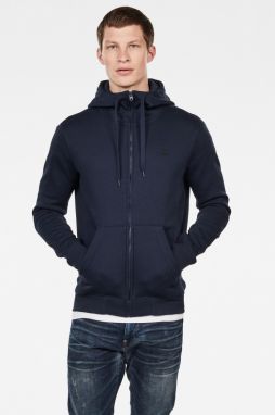 G-STAR Mikina - Premium core hdd zip sw l\s modrá