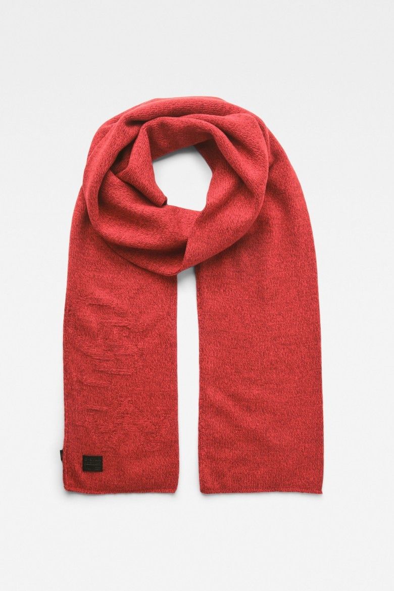 G-STAR Šál - Effo scarf htr aw hrdzavo červený