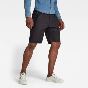 G-STAR Krátke nohavice - Worker chino poplin short čierne