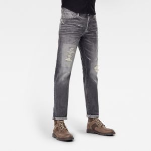 G-STAR Rifle - 3301 Straight Tapered sivé