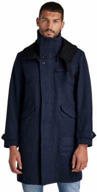 G-STAR Kabát -Covery wool r tmavomodrý