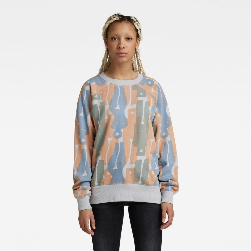 G-STAR Mikina - Raglan ao loose r sw viacfarebná
