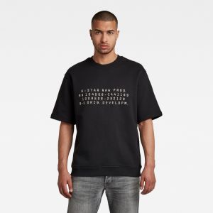 Mikina - G-star RAW Heavy yoichi sweat ub čierna