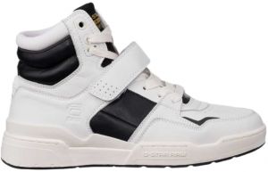 G-STAR Tenisky - ATTACC MID BLK W 1909 WHT-BLK 4K biele