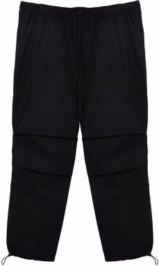 Trendyol Large Size Black Cargo Parachute Fabric Trousers