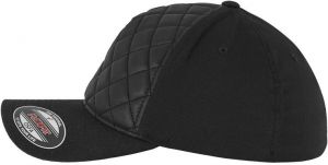 Diamond Quilted Flexfit Black