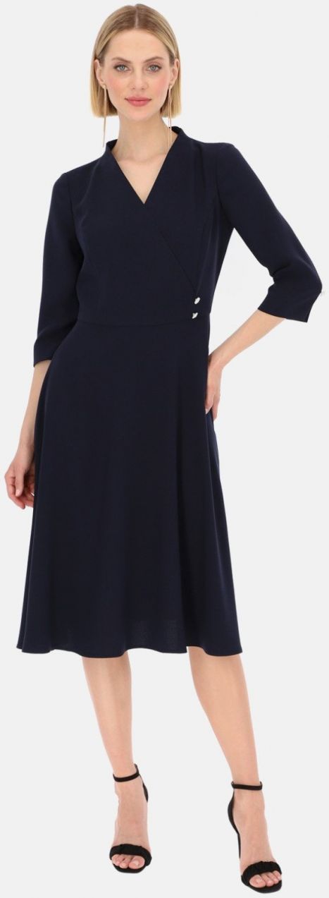 Potis & Verso Woman's Dress Harmoni Navy Blue