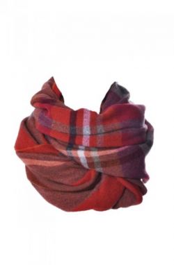 Tommy Hilfiger Šál - PICNIC CIRCLE SCARF červený