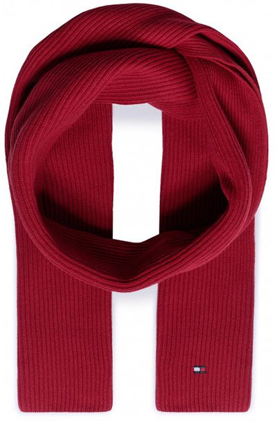 Tommy Hilfiger Šál - ESSENTIAL KNIT SCARF červený