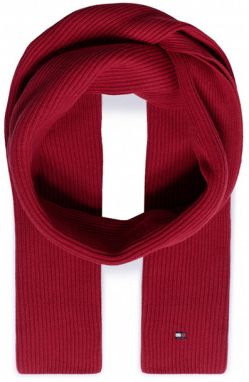 Tommy Hilfiger Šál - ESSENTIAL KNIT SCARF červený