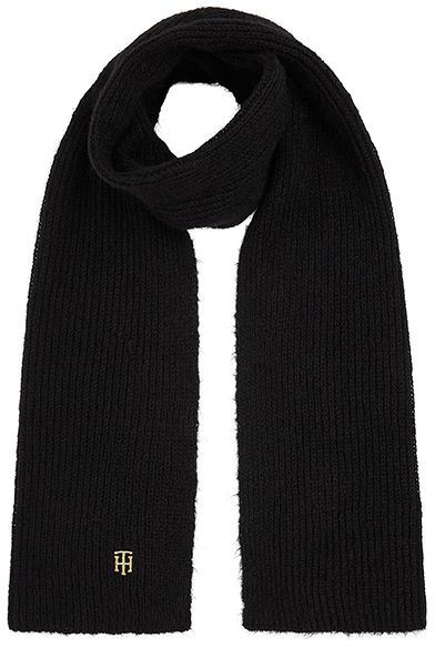 Tommy Hilfiger Šál - TH EFFORTLESS SCARF čierny