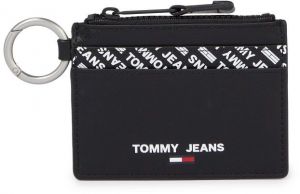Tommy Jeans Peňaženka - TJM ESSENTIAL LTHR CC & COIN čierna