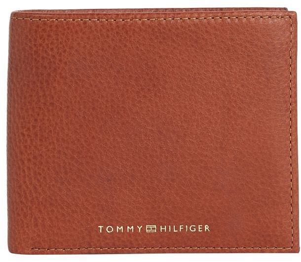 Tommy Hilfiger Peňaženka - PREMIUM LEATHER CC AND COIN hnedá