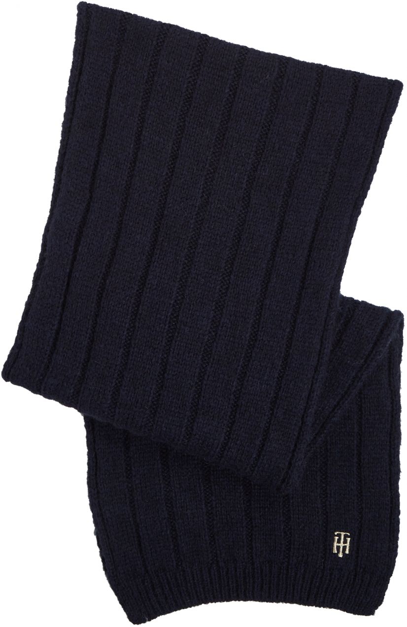 Tommy Hilfiger Šál - TH TIMELESS SCARF modrý
