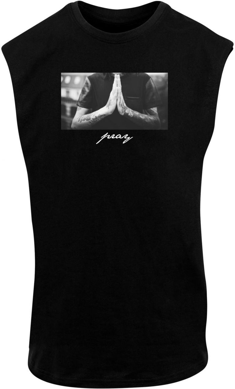 Men's tank top Pray black