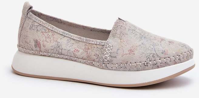 Women's leather espadrilles on the multi-colored Chorisa platform