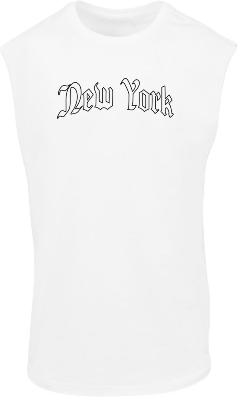 Men's tank top New York white