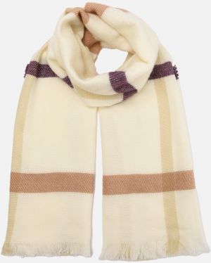 Trendyol Beige Soft Textured Plaid Scarf