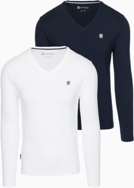 Ombre Men's V-NECK longsleeve set - mix 2