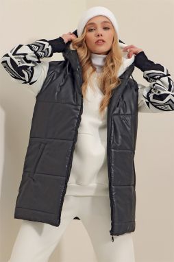 Dámska vesta Trend Alaçatı Stili Beige