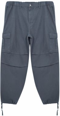 Trendyol Limited Edition Navy Blue Loose Fit Plus Size Trousers