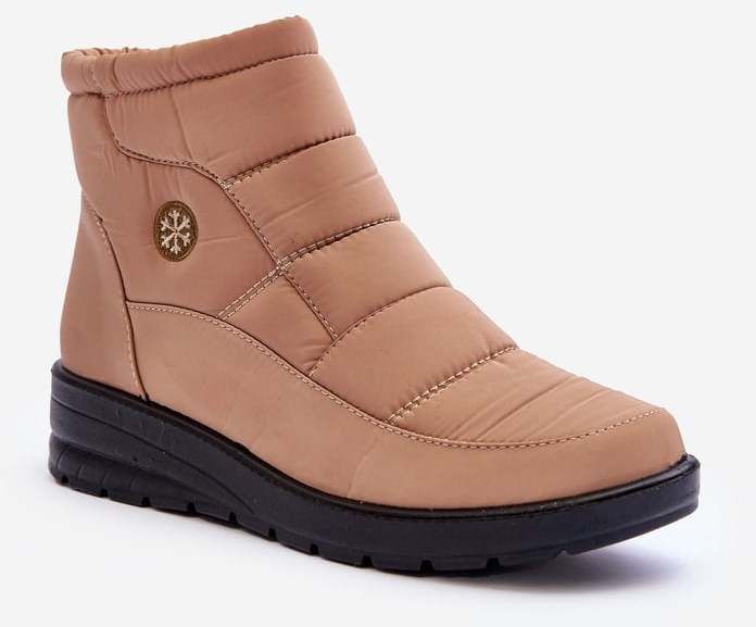 Women's insulated snow boots Beige Helis