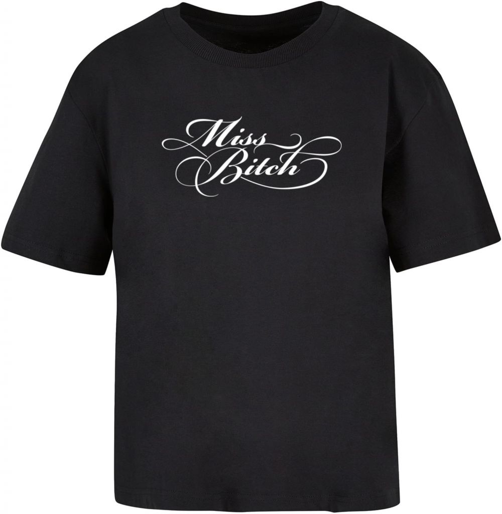 Women's T-shirt Miss Bitch black