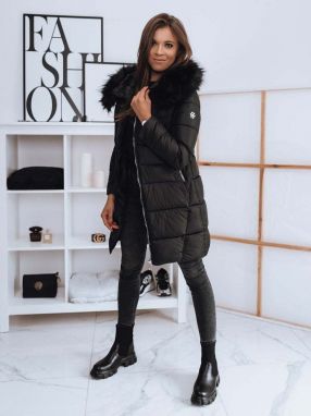 Women's quilted coat LAZZAR black Dstreet