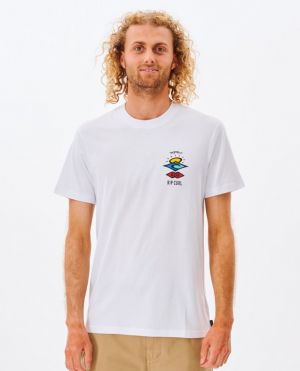 Rip Curl SEARCH ICON TEE White T-shirt